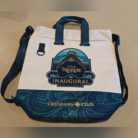 Disney Treasure Inaugural Sailings Merch -Tote Bag Lanyards Towel Holders